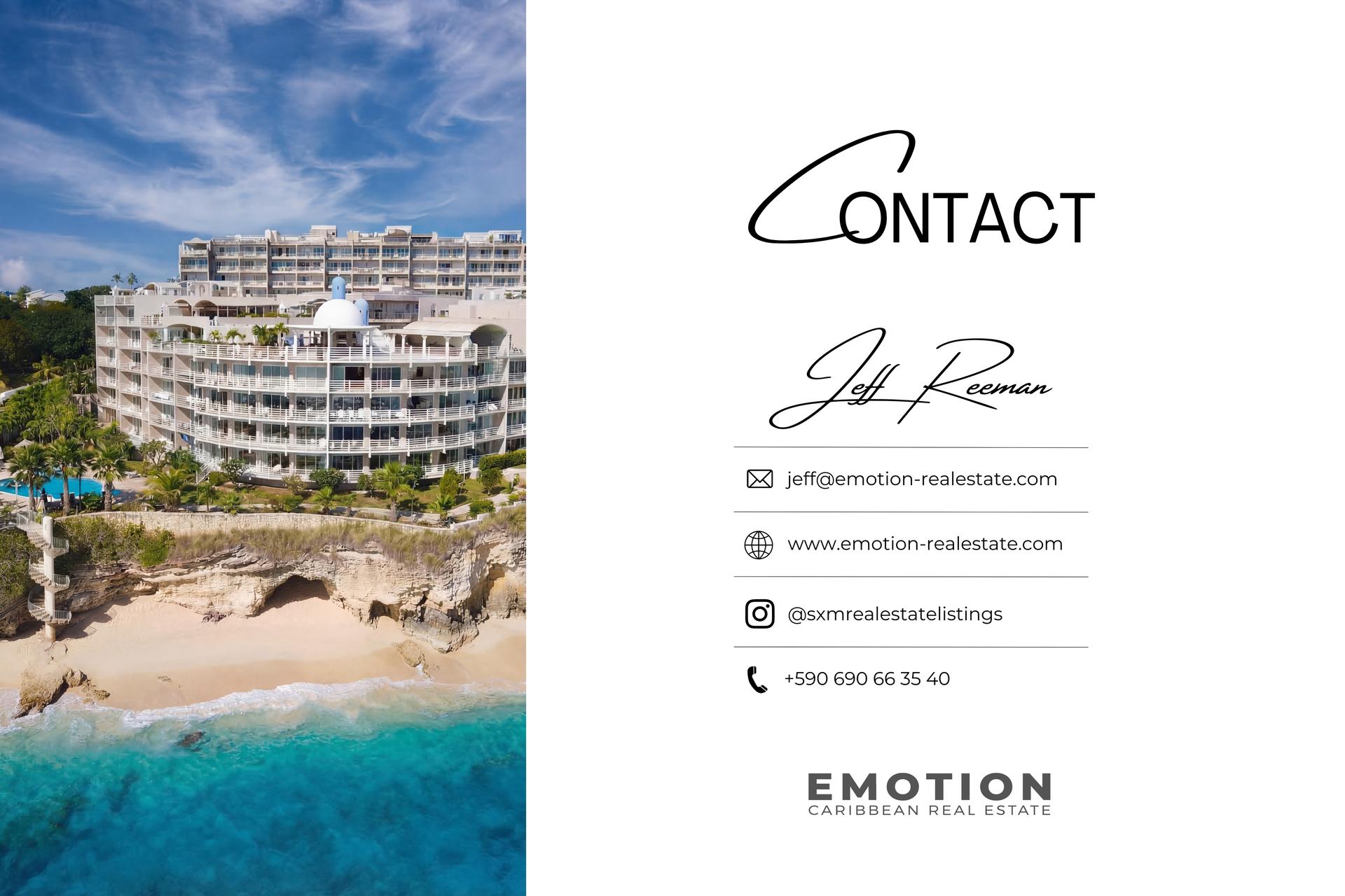 2-bedroom sea view apartment - Cupecoy